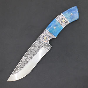 Este juego de cuchillos para grabar en madera ofrece un cuchillo para grabado en relieve y un cuchillo para grabado con hojas de acero con alto contenido de carbono. - Product Image 3