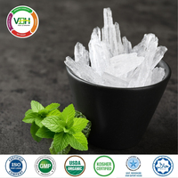 Cristaux de menthol de marque VDH, 99% purs, naturels, de qualité alimentaire, agent rafraîchissant, certifié ISO9001, emballage de 25 kg, ayurveda, cosmétique, alimentaire
