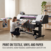 Imprimante numérique grand format pour publicité, jet d'encre avec traceur éco-solvant Xp600, imprimante numérique pour affiches publicitaires 3D en vinyle