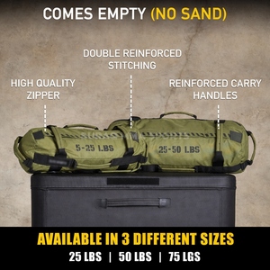 Sac de musculation Fitness Power Sandbag avec poignées, sac d'entraînement de force - Product Image 5