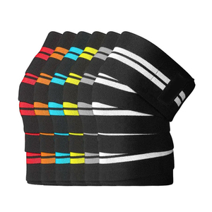Bandes de compression pour les coudes en néoprène pour la gym et le fitness, antidérapantes, couleur et logo personnalisés, unisexe, haute qualité, prix abordable - Product Image 1