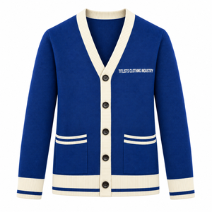 Pulls à col en V Sigma Gamma Rho pour les sororités/fraternités/écoles/collèges/universités, cardigans tricotés unisexes - Product Image 1