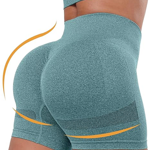 Shorts de Compresión de Cintura Alta Premium para Mujer con Impresión de Logotipo Personalizado – Shorts que Absorben la Humedad para Gimnasio, Deportes y Fitness - Product Image 5