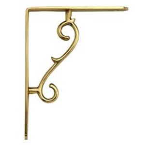 <b>Black</b> Iron Metal Cast Galvanized Steel Single Wall <b>Bracket</b> Furniture <b>shelf</b> <b>bracket</b> - Product Image 2