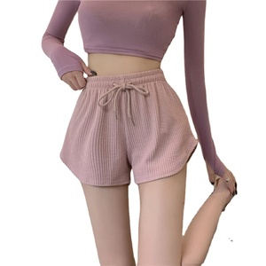 Oem Customized Design logo Women's Summer Thin Loose Casual Large Size High Waist Sports Hot Pants Fitness Running <b>Shorts</b> - Product Image 1