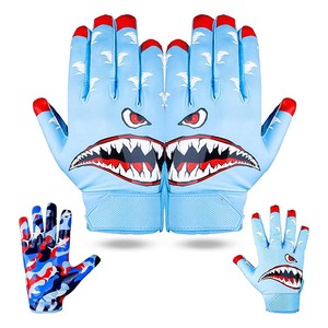 Calup industries High Quality 2-Tone Silicon <b>Elite</b> American Football Receiver Gloves Premium Anti Slip Grip For Professional Spo - Product Image 6