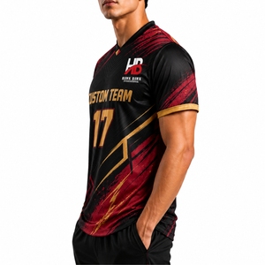 Maillot de sport personnalisé pour homme, maillot de tournoi personnalisé, tenue d'équipe, maillot de sport à séchage rapide, coupe athlétique, vêtements de sport pour homme - Product Image 3