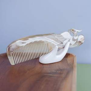 Peine de Cuerno de Buey Natural de la Mejor Calidad, Hecho a Mano, Cuerno de Búfalo Pulido, Tamaño Personalizado - Product Image 5