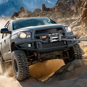 Cabrestante Eléctrico de 12V CC con Capacidad de Carga de 4536 kg (10000 lb) para Camiones, con Cable de Acero de 21/64 x 65 pies y Control Remoto Inalámbrico y por Cable - Product Image 5