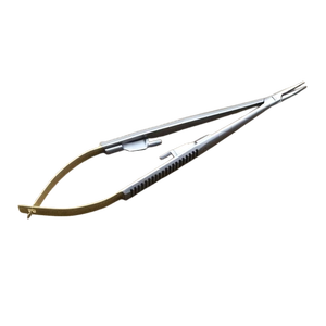 Castroviejo Micro Needle Suture Holders 16CM/6.3in Precision Castroviejo Micro Suture <b>Drivers</b> for Corneal Microsurgery Procedure - Product Image 4