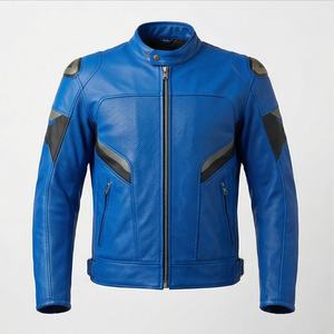 Veste de moto en cuir véritable pour homme de qualité supérieure, nouvelle arrivée, vestes de moto d'hiver, protections amovibles, personnalisables - Product Image 1