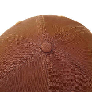 Gorra de Béisbol de Algodón Marrón de 6 Paneles, Unisex, Ajustable, Informal, para las Cuatro Estaciones, Gorra Trucker - Product Image 5