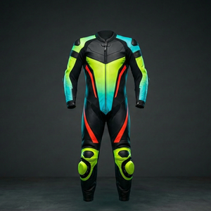 Chaquetas de Motociclista Casuales de Cuero Genuino de Alta Calidad, Chaquetas para Hombre Tallas Grandes, Chaquetas de Cuero Personalizadas y Elegantes para Carreras de Autos - Product Image 4