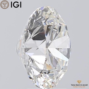 Grace & Fire 5,00 Carat CVD Lab Grown Diamond Corte redondo G Color VS1 Claridad 11,02 MM IGI Certificado Ideal para joyería a medida - Product Image 3