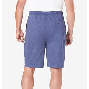 Pantalones Cortos Casuales de Algodón para Hombre, Cintura Elástica, Lisos, Sólidos, de Verano, para Descansar, con Estampado Personalizado, OEM, Venta al Por Mayor - Product Image 3