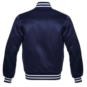 High Quality GOLDEN ATTIRE Men's Bomber Winter Jacket with V-Neck Collar Front Logo Windproof & Breathable SATIN Fabric - Product Image 1