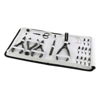 Kit d'outils professionnels pour extensions de cheveux, pour installation par micro-anneaux, pinces en acier inoxydable, ensemble d'anneaux de fixation, OEM