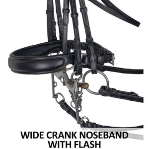 Brida de Cuero de Alta Calidad para Caballo, Arnés Ajustable, Cómodo para Entrenamiento, Equipo Ecuestre Duradero, Mejor Precio - Product Image 5