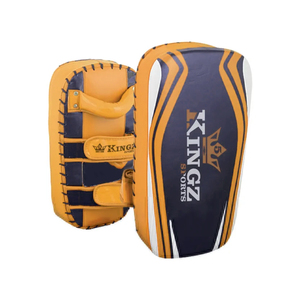 Ensemble de pads de frappe Muay Thai en cuir véritable de qualité supérieure, logo personnalisé, entraînement de kickboxing, pad de haute qualité pour les arts martiaux - Product Image 4