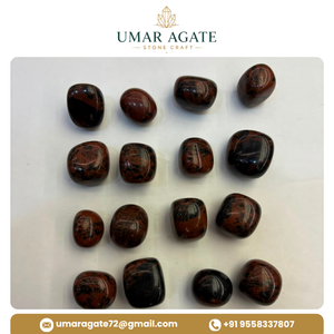 Natural Mahogany Obsidian Tumbled Stones Wholesale – <b>Polished</b> Brown <b>Black</b> Obsidian Crystal Gemstone Bulk - Product Image 2