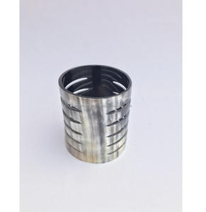 Portavelas Rústico Hecho a Mano con Cuerno de Búfalo, Decoración de Mesa - Product Image 2