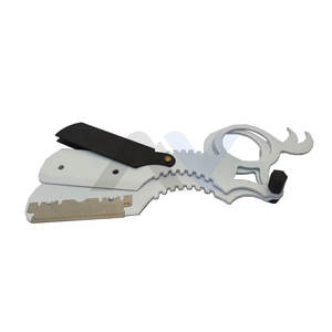 Rasoirs à doigts en acier inoxydable, demi-lames, rasoir professionnel pour barbier, rasoir unisexe pour hommes et femmes, utilisation en salon ou à domicile - Product Image 1