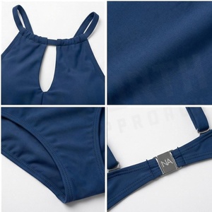 Ensemble de bikini bleu marine pour femme North Approach avec détails ajourés et bas taille haute extensible - Product Image 4