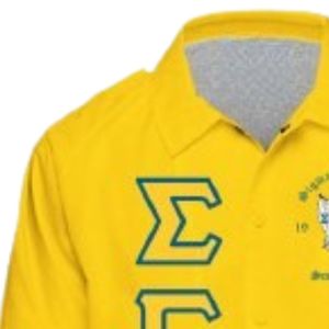 Chaqueta con Cremallera de Nailon Sigma Gamma Rho, Cortavientos Forrado para Hermandad Griega, Personalizado con Impresión, Ropa Deportiva Ligera Informal - Product Image 3