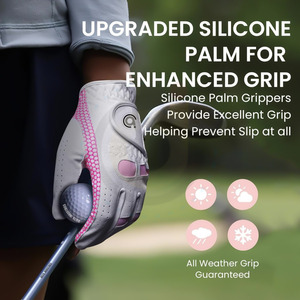 Gants de golf sportifs de haute qualité DISTIL INDUSTRIES, fabriqués sur mesure en cuir Cabretta, respirants, légers, résistants aux intempéries, avec grip imperméable. - Product Image 2