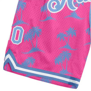 Pantalones Cortos de Malla Transpirable para Hombre, de Secado Rápido, Estilo Urbano, de Poliéster, para Fitness, con Logotipo Personalizado, Holgados, Estampados de Verano - Product Image 2