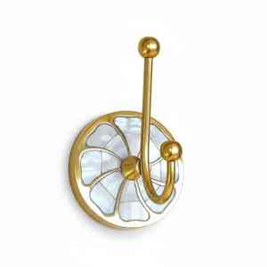 Gancho de pared de mármol dorado de lujo, gancho decorativo de metal para colgar abrigos, perchero moderno para colgar en la pared, para el hogar, hotel, interior. - Product Image 3