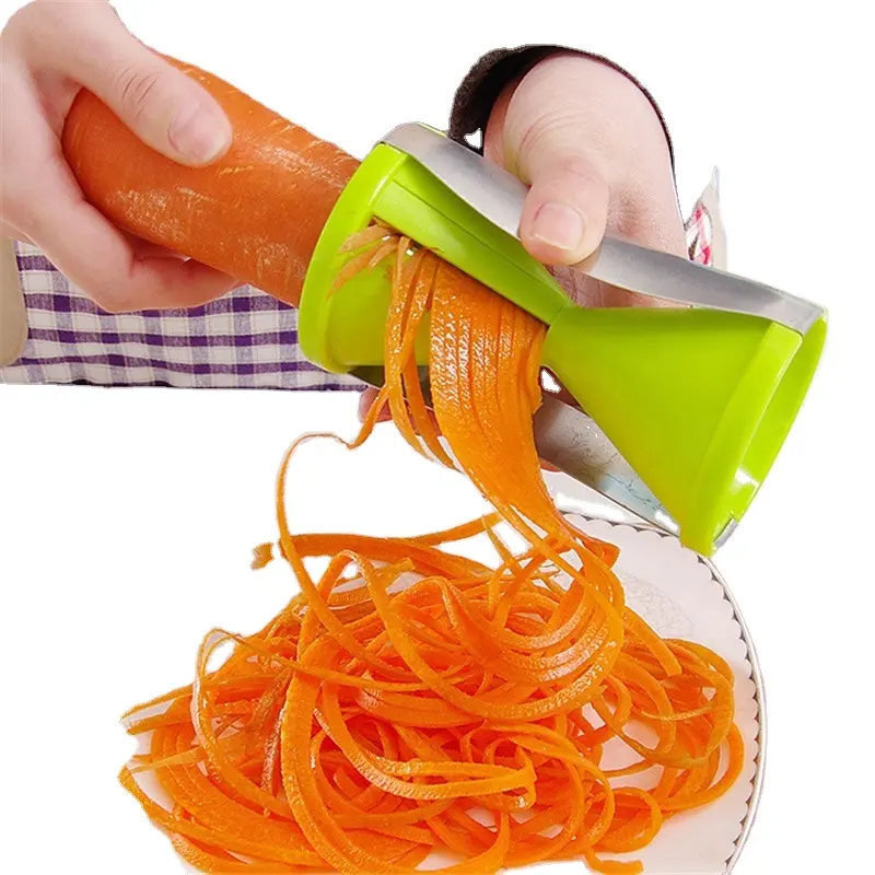 Outils de cuisine accessoires trancheur en spirale dispositif de déchiquetage de légumes salade de cuisson carotte radis coupe en spirale