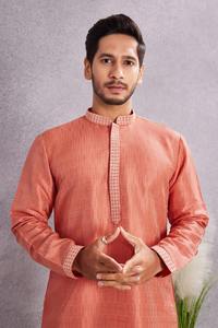 Stylish Ethnic Wear Cotton Party Wear <b>Kurta</b> Embroidered <b>Mens</b> Wedding Ceremony Stylish Party Wear <b>Kurta</b> for <b>Men</b> - Product Image 3