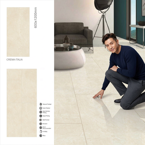 Carreaux de mur en porcelaine polie brillante satinée de haute qualité 24x48 600x1200mm et carreaux de sol en céramique 60x120cm 2x4 - Product Image 3