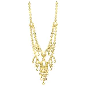 ชุดเครื่องประดับเจ้าสาวแบบยาวสไตล์ดูไบ ทองคำแท้ 14K 18K 24K ขายส่ง ชุดเครื่องประดับแฟชั่นสไตล์ตุรกี ชุดเครื่องประดับดีไซน์ดั้งเดิม - Product Image 5