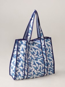 OEM Assorted Floral Quilted Cotton Tote <b>Bag</b> - Eco-Friendly Boho <b>Reusable</b> Shopper Handbag - Product Image 1