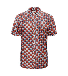 Polo de golf pour homme à manches courtes avec motif, tissu sport confortable et respirant, logo personnalisé, vêtements de golf pour la vente en gros - Product Image 5