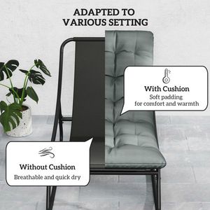 Sedie a dondolo da giardino, comodi mobili da esterno - Product Image 3