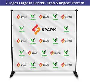 Bannière personnalisée pour événements, tapis rouge, toile de fond photo, impression sur vinyle et tissu - Product Image 2