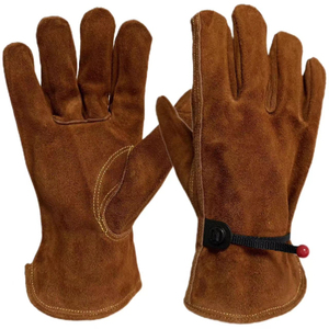 Guantes de Trabajo Vantrex Industries, Elásticos, con Rayas, de Poliéster/Algodón/Metalizado, para Playa, Jardinería, Conducción, Color Blanco y Amarillo - Product Image 1