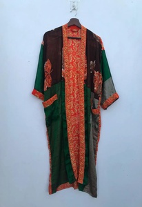 Bata Kimono Vintage de Seda para Mujer, Bata de Gasa para Ropa Nupcial - Product Image 3