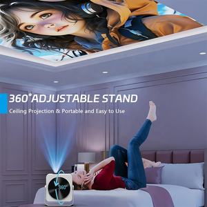 Mini Proyector Portátil Android 4K 3D 1080P Full HD para Cine en Casa 2026 con Netflix, Altavoz, Corrección Trapezoidal Automática, Bajo Costo, Europa AUN A005 - Product Image 4