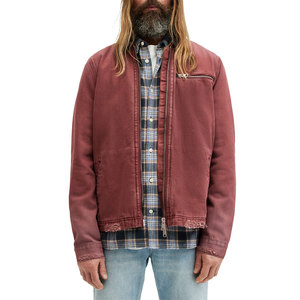 Veste en cuir pour homme la plus vendue avec col montant et logo frontal, doublure 100 % coton, service OEM personnalisé pour l'hiver - Product Image 4