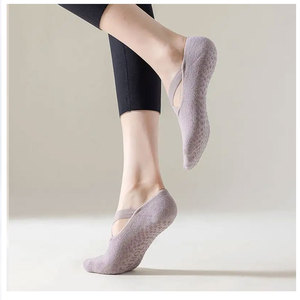 Unisex Premium Custom Breathable Anti-Slip <b>Knee</b> <b>High</b> Spandex/Nylon Yoga Walking Hiking Sports <b>Socks</b> Winter Bottom Logo - Product Image 5
