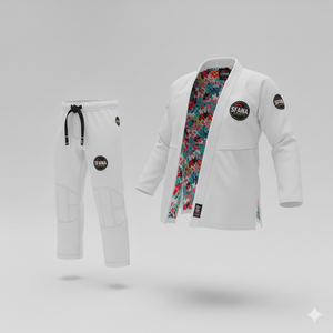 Uniforme de Jiu Jitsu Brasileño Personalizado 100% Algodón, Kimono BJJ de Tejido Perla para Hombres y Mujeres, Entrenamiento de MMA y Grappling, 400g, OEM - Product Image 1