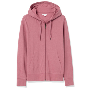 Sweat à capuche zippé pour homme, tissu léger, coupe confortable, design basique élégant, parfait pour un usage quotidien - Product Image 1