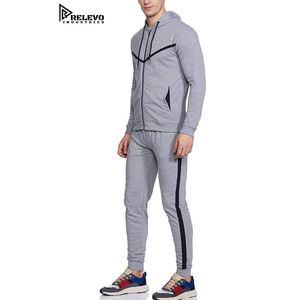 Ensemble de survêtement technique en molleton pour homme, confortable, pour la gym, le fitness et le sport, deux pièces, pour le jogging - Product Image 5