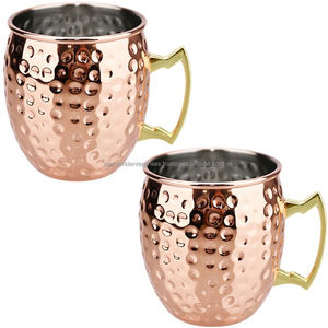 Tasse en cuivre à la recherche d'une tasse en cuivre pur pour boire du café et du thé disponible au prix de gros auprès de l'Inde Expert - Product Image 5