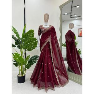 ชุดโสร่งผ้าไหมสำหรับใส่ไปงานปาร์ตี้ผ้าแพรลายตารางสำหรับใส่ไปทำงานแฟนซีเทศกาลแต่งงาน - Product Image 1