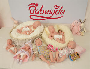 Muñecas <span class=keywords><strong>Reborn</strong></span> Blancas con los <span class=keywords><strong>Ojos</strong></span> <span class=keywords><strong>Cerrados</strong></span> de Babeside, Muñeca de Silicona de 12 Pulgadas para Niñas, Muñecas <span class=keywords><strong>Reborn</strong></span> Personalizadas al por Mayor - Product Image 6